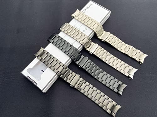 LIFENOVA Titanium Watch Band For Samsung Galaxy Watch 5 Pro No Gap Metal Strap Band, за Galaxy Watch 5 4, 5Pro 40mm 44mm 45mm титаниум
