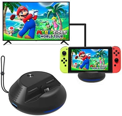 J & Top Portable Charge TV Dock for Nintendo Switch, заменско пристаниште со електронски чип за Nintendo Switch