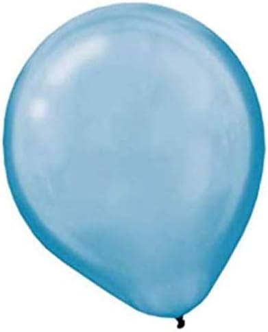 Бисерни Балони Од Латекс | Сина Пудра | Пакување од 100 | Декор За Забави
