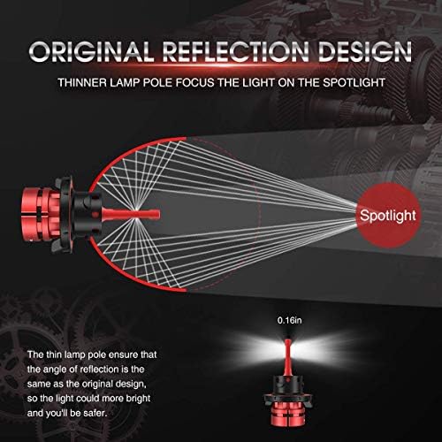 ЗРАК На ФАКЕЛОТ H13/9008 LED светилки Пакет со 3157 LED светилки, 16000LM 6500K Кул Бела, Компактна Големина, 400% Осветленост,