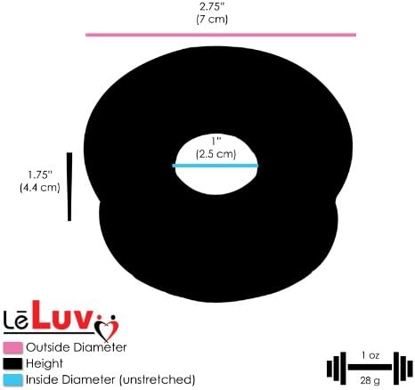 LeLuv црна максичка пумпа за пенисот со гума заштитено мерач Премиум силиконски црево пакет со мека црна TPR заптивка и 4 големини на прстени
