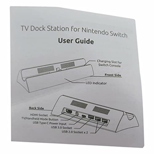 Компатибилен приклучок за полнење на адаптер за Acupress W/3 USB порта за Nintendo Switch Console TV Video Video Video Video Video