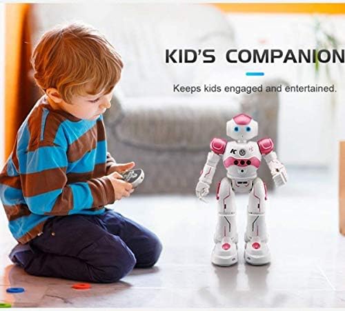 GEECOC RC ROBOT играчки Гест, сензори за паметна роботска играчка за девојки, може да пее танцувачки говорник за роденден подарок за