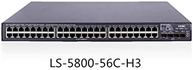 H3C LS-S5800-56C-H3 Мрежа за управување со мрежно управување со етернет 48 порта Gigabit 10g uplink Core Scalable Smart Switch Switch Switch