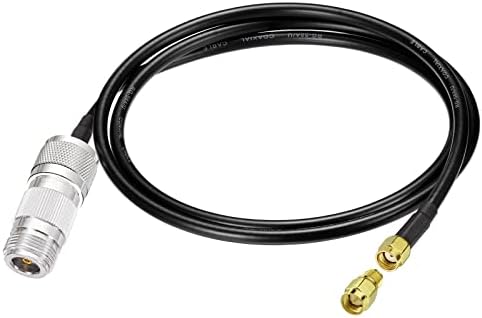 Осумвуд RP-SMA машки до N тип машки продолжен кабел Coax RG58 10 стапки за Yagi WiFi Lora Antenna Безжичен рутер