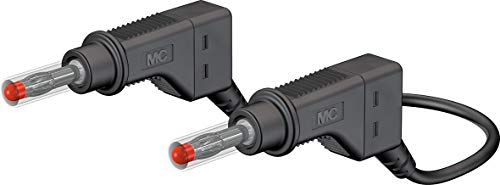 Мулти-контакт 66.9407-05021 Електрични конектори Staubli кои поврзуваат олово од 50 см, 4 мм, црна