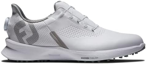 Footjoy Men's FJ FJ Fi Boa Golf Shoe, бело/бело/сино Jayеј, 10,5