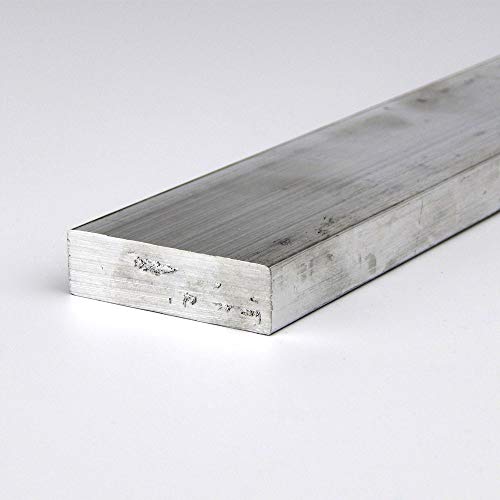 6061 Алуминиумска правоаголна лента, неоткриена завршница, екструдиран, T6511 темперамент, ASTM B221, 1/2 Дебелина, ширина 1-1/2, должина