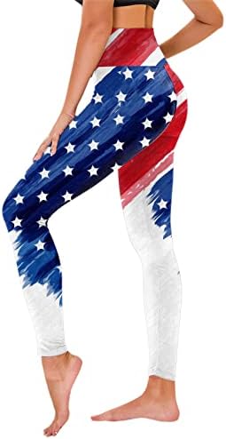 Миашуи Женски Удобни Панталони Денот На Независноста На Жените Американски 4 од јули хеланки Панталони За Породилна Облека за