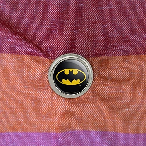 Бетмен класичен лилјак штит лого метал занаетчиски новини за шиење - сет од 4