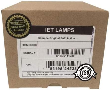 IET ламби - оригинална оригинална сијалица за замена/ламба со OEM куќиште за Panasonic PT -AE4000 проектор