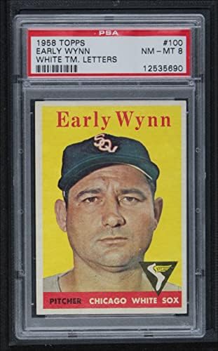 1958 Топпс 100 wt Рано Wynn Chicago White Sox PSA PSA 8.00 White Sox