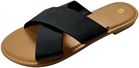 Waserce плус големина сандали ширина ширина сандали модни рамни ретро сандали за жени папучи летни женски сандали клин чевли за жени сандали