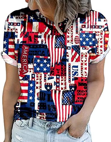 Тинејџерски девојки есен летен маица Краток ракав 2023 облека памучна екипа на вратот графички бренд блуза маичка за жени 84