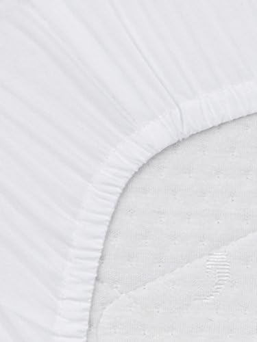 Декоративен лист за креветчиња, модар патлиџан опремена со микрофибер бебе и дете Универзални чаршафи за креветчиња, 28 x 52 x 8 , полски бели уредни пол -точки за печат?