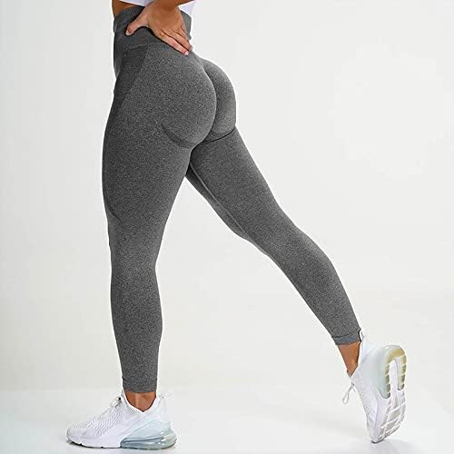 Хелеги за тренингот Вокачи за жени Контрола на стомакот Контрола Хемија Беспрекорна гребена салата за теретани со високи панталони за јога