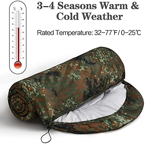 Чанти за спиење за возрасни, тинејџери и деца - Користете 3-4 сезони, топло и ладно време - лесен, преносен, водоотпорен, употреба