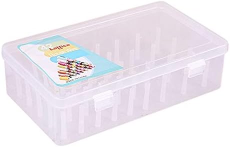 Шамјина - сад за складирање на сацки со 42 парчиња фиоки, кутија за складирање на конец за вез занаетчиски навој пластичен бод бобинс куќиште