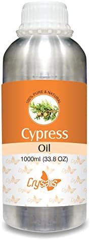 Крисалис кипарис масло | чисто и природно неразредено есенцијално масло органски стандард за кожа и коса | Се користи во нега