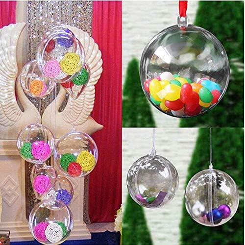 Орнамент Транспарентно јасни украси за Божиќни топки можат да бидат Божиќни отворени домашни украси за мачки украси стакло