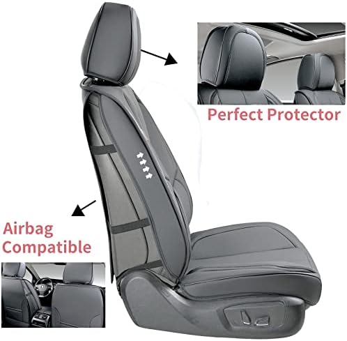 Предно седиште на прекривањето на предните седишта 2 парчиња, водоотпорна кожа од кожа, безжични автомобили за автомобили, заштитни автоматски