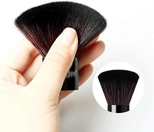 Ganfanren жени мода црна четка мека синтетичка коса алатки за шминка за лице, преносни за земање и лесни за употреба