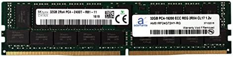 Адаманта 32gb Надградба На Меморијата На Серверот Компатибилен ЗА HP Proliant ML110 Gen 9 DDR4 2400MHZ PC4 - 19200 ECC Регистриран