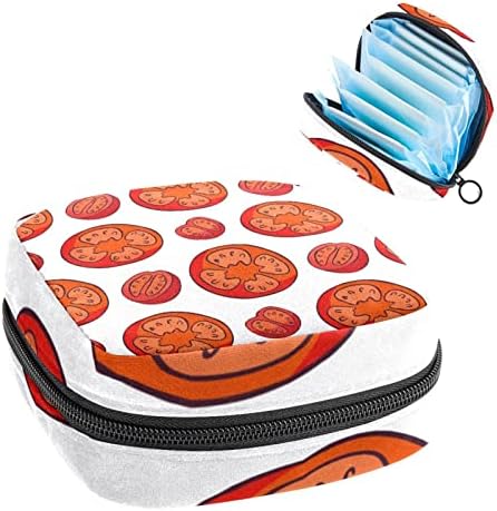 Санитарна торба за складирање на салфетка, торбичка за подлога, торбичка за подлога, мала торба за шминка, овошје домати беспрекорна