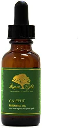 1,1 мл со стаклена капка премија Cajeput есенцијално масло течно злато чиста органска природна ароматерапија