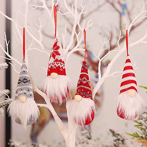 Орнамент за Божиќни гноми на Хломве, шведски нордиски празник Божиќ елф гноми декор за табели плишана кукла, украси за новогодишни елки, сет