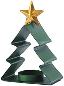 3 парчиња Божиќен Елемент Држач За Свеќи Чизми За Капа Од Дрво Држач За Свеќи Декорација На Железна Свеќа Украси За Одмор Дома