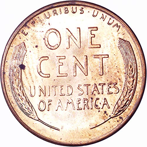 1955 S Lincoln Wheat Cent 1c брилијантно нециркулирано