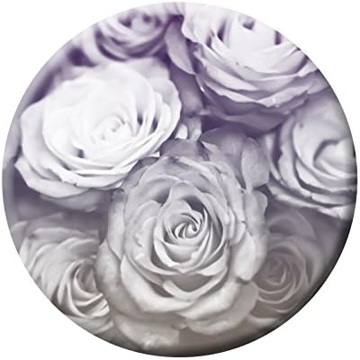 2x налепници сет - сиви виолетови избледени рози - за таблети за мобилни телефони со телефонски зафатнини