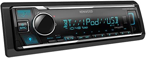 Kenwood KMM-BT332U Bluetooth Автомобил Стерео СО USB Порта, Am/FM Радио, Mp3 Плеер, МУЛТИ Боја ЛЦД, Отстранлив Лице, Изградена Во Алекса,