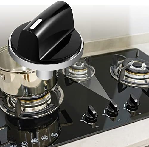 WIRELEL 4PCS Upgraded 00650847 Cooktop Burner Control Dial Knob Compatible with Bosch Range Oven Gas Stove Knob 00650847 650847