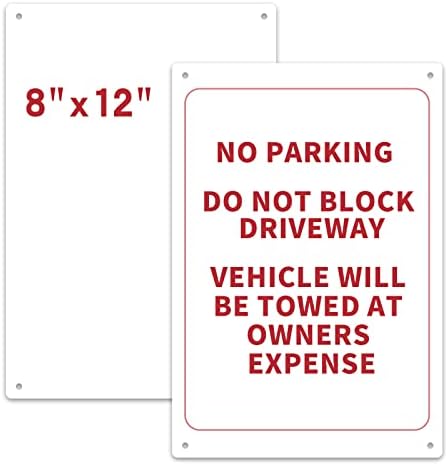 2 парчиња празно улица знак празно ПВЦ знак празно обичен бел 8x12 ПВЦ знаци резервиран празен знак за паркирање за фабрика за продажба на имот