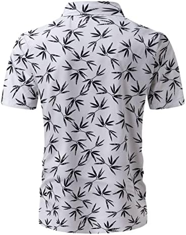 Постелни кошули за мажи лабави вклопување, хавајски кошули за мажи кратки ракави редовни вклопуваат машки цветни кошули тропски