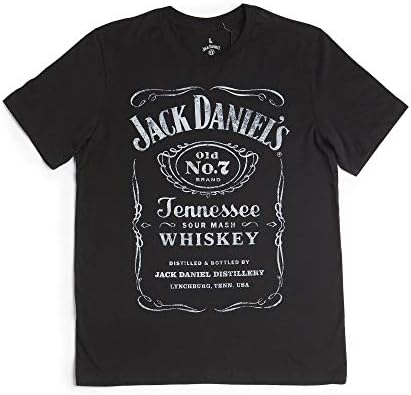 Црната етикета на Jackек Даниел Стара маица бр. 7 бренд-направена од мала-4x-голема-официјален производ