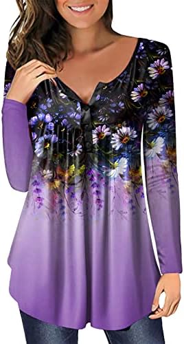 Летна есенски блуза женски долг ракав 2023 Облека Редовна фит екипаж графички плетенка салон врвен врв за женски gs gs