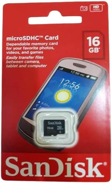 16gb Ultra microSDHC UHS-I Мемориска Картичка Со Adaptersандиск - 98MB/s, C10, U1, Full HD, A1, Микро Sd Картичка-SDSQUAR-016G-GN6MA