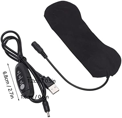 USB електрична подлога за греење, полиестер мешана памучна крпа USB листови за греење 5v2a мек за око
