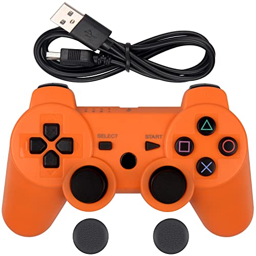 One250 безжичен контролер, двојна вибрација Bluetooth Joystick Sixaxis GamePad компатибилен со PlayStation 3 PS3
