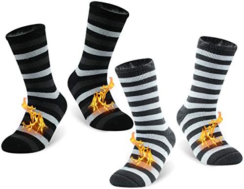 Китнсокс Топли Термални Чорапи Машки Женски Зимски Дебели Изолирани Загреани Чизми За Ладно Време