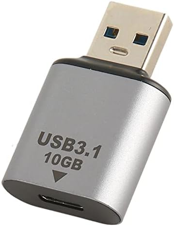 Acogedor A9 USB 3.1 до USB C адаптер, USB Cенски до USB машки адаптер, ултра синхронизација и полнење на податоци со голема брзина,