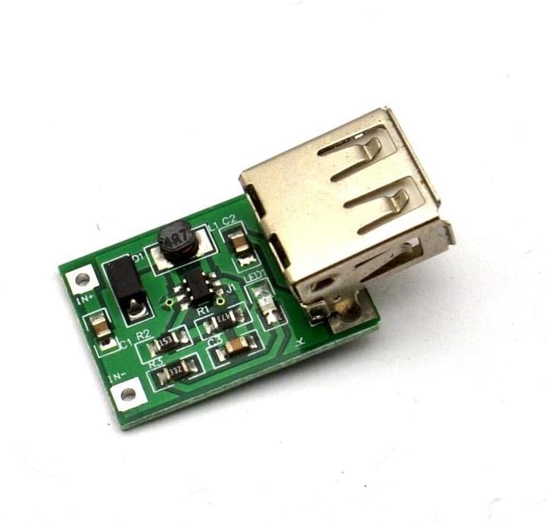 0,9V ~ 5V до 5V 600MA USB излезен полнач засилување модул за напојување мини DC-DC засилување на конверторот зелена зелена
