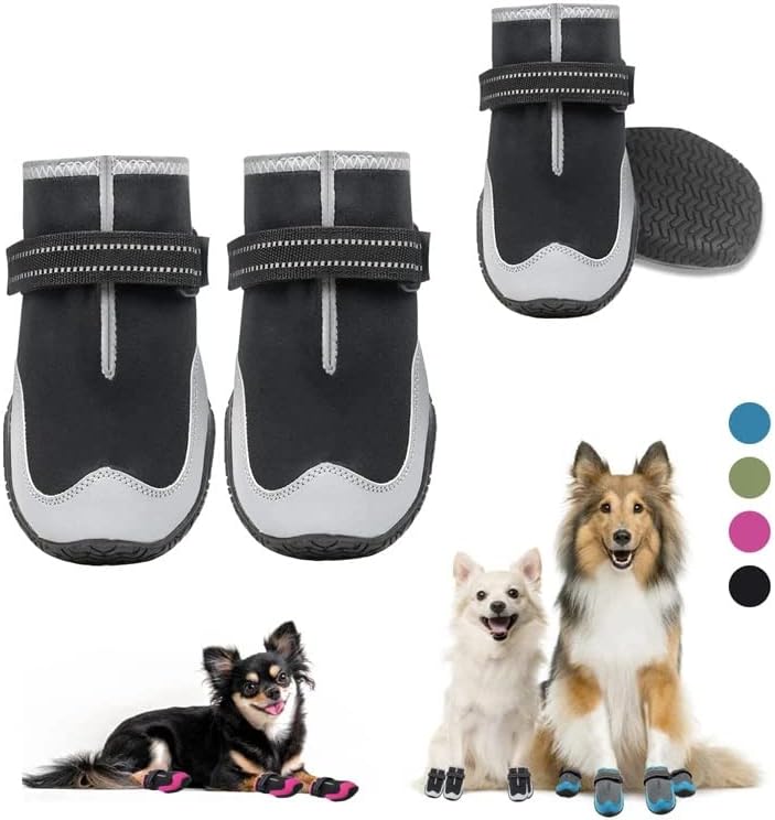 Чизми за дишење на лепсјгц анти-лизгачки миленичиња чевли за миленичиња прилагодливи рефлексивни стапици чизми шепа водоотпорна