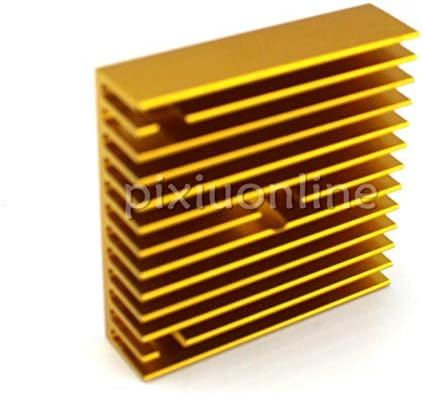 Делови на алатки 1PC J236 4040 Златен алуминиумски легура топлински мијалник 4040mm хардвер со отворен извор DIY модел за правење