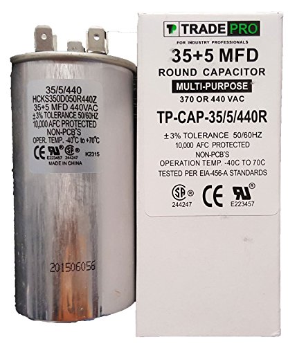 TradePro 2 Поставете кондензатор за трговија со тркалезно работење - 35+5 MFD - 440V