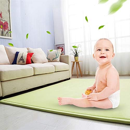 Ултра меки килими со дебела површина, супер пријатна мемориска пена за бебиња, играње килим, анти-лизгачки меки татами мат за новороденче
