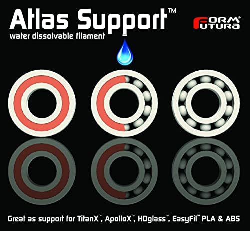 Поддршка за филамент за поддршка на PVA Атлас Поддршка од 1,75мм природен 300 грам 3Д -печатач